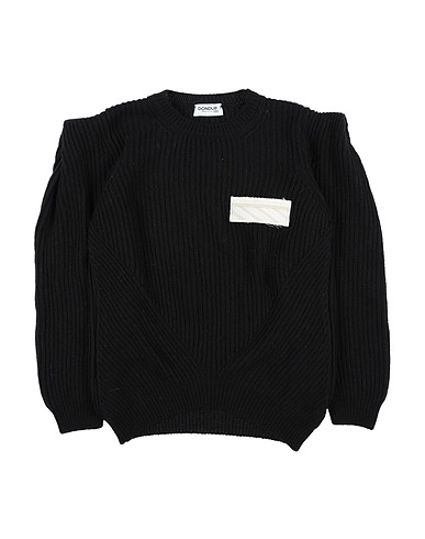 DONDUP Pullover Nero 45% Viscosa, 25% Lana Merino, 25% Poliammide, 5% Cachemire