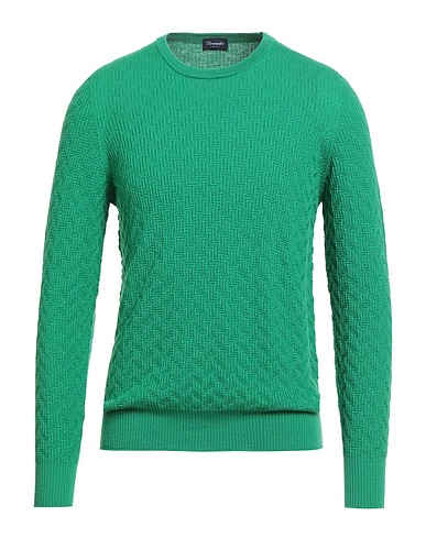 DRUMOHR Sweater Green 100% Merino Wool
