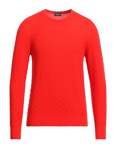 DRUMOHR Sweater Red 100% Merino Wool