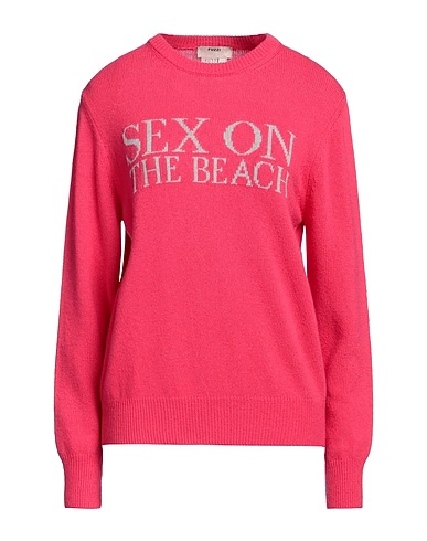 FUZZI Jumper Pink 40% Virgin Wool, 30% Viscose, 20% Polyamide, 10% Cashmere