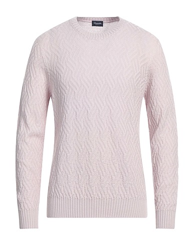 DRUMOHR Pullover Lila 100% Merinowolle