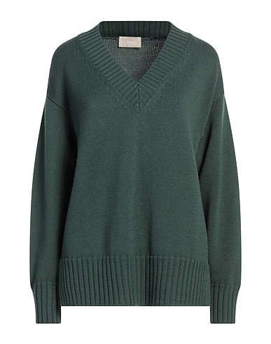 DRUMOHR Pullover Grün 100% Merinowolle