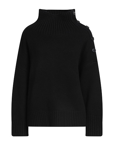 YVES SALOMON Dolcevita Nero 70% Lana, 30% Cachemire