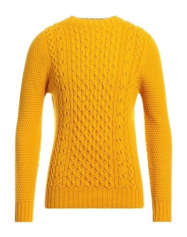 DRUMOHR Pullover Giallo 100% Lana d'agnello