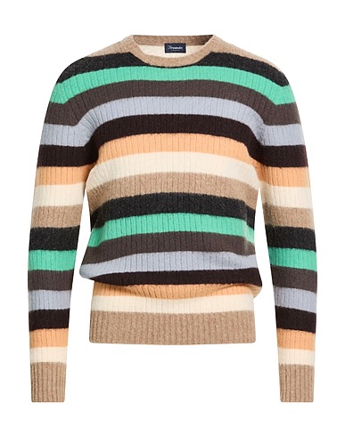 DRUMOHR Pullover Maulwurfsgrau 100% Lammwolle