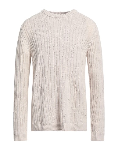 PAOLO PECORA Pullover Off white 100% Schurwolle