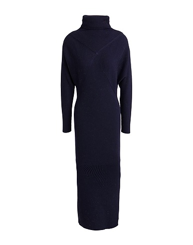 ERIKA CAVALLINI Midi dress Midnight blue 100% Virgin Wool