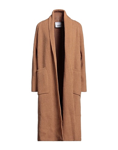 ERIKA CAVALLINI Cardigan Camel 80% Wool, 20% Polyamide
