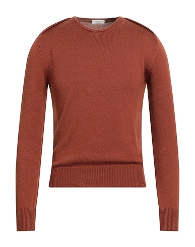 PAOLO PECORA Pullover Marrone 100% Lana