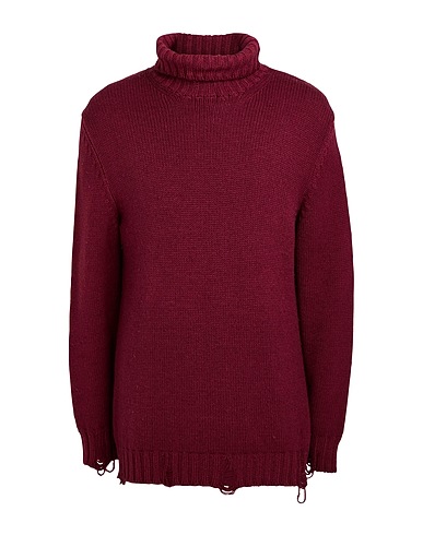 PT Torino Polo neck Brick red 100% Virgin Wool