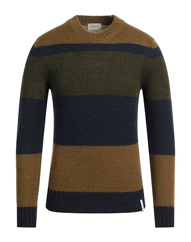 BROOKSFIELD Sweater Military green 45% Acrylic, 37% Alpaca wool, 18% Wool