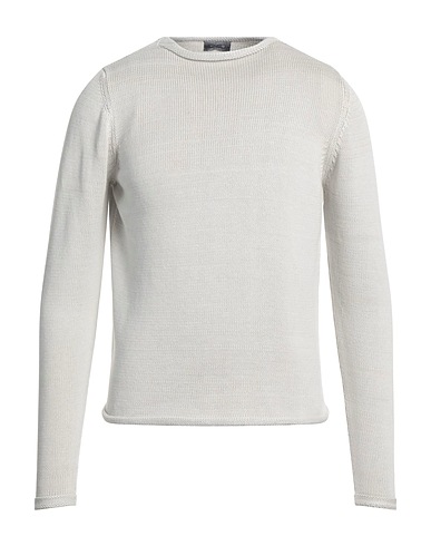 ROSSOPURO Sweater Light grey 100% Cotton