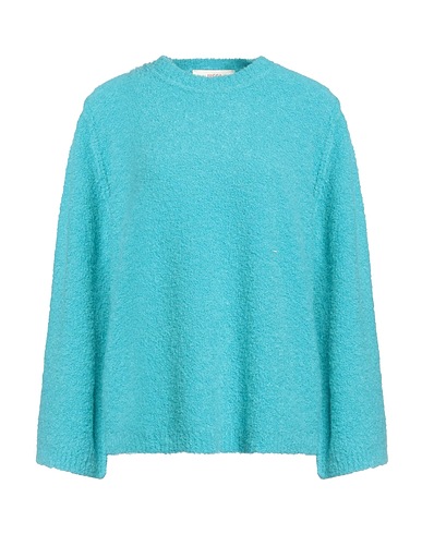 JUCCA Jumper Turquoise 38% Acrylic, 34% Alpaca wool, 15% Polyamide, 13% Virgin Wool