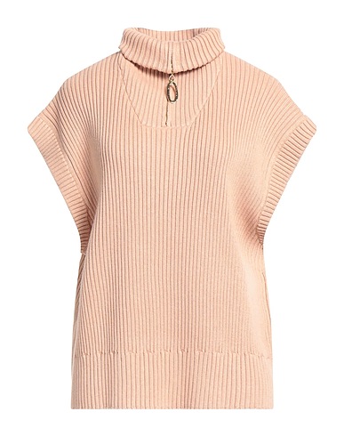 MOTHER OF PEARL Polo neck Blush 60% Organic cotton, 22% Lyocell, 18% Linen