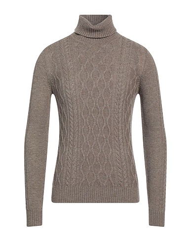 DMT Polo neck Light brown 35% Viscose, 30% Polyamide, 30% Wool, 5% Cashmere