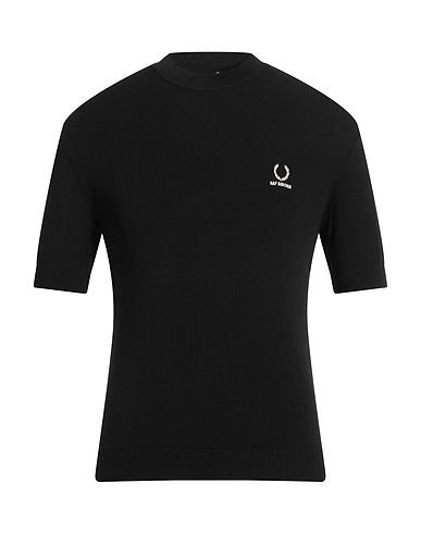 RAF SIMONS FRED PERRY Свитер Чёрный 63% Вискоза, 37% Полиамид
