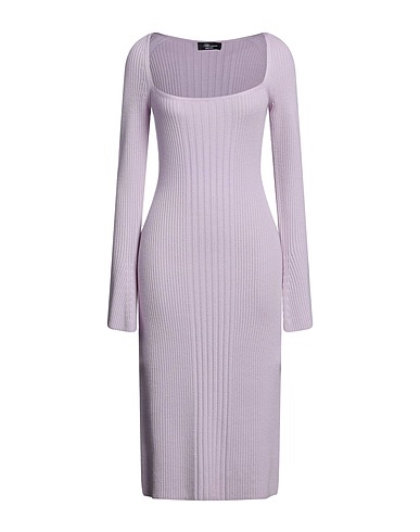 BLUMARINE Midi dress Lilac 100% Wool