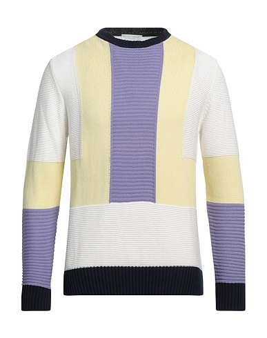 UMBERTO VALLATI Jumper White 100% Cotton