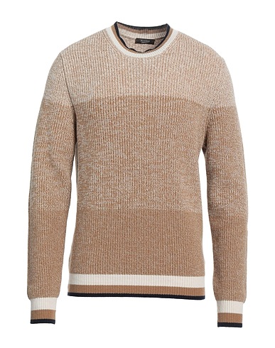 PESERICO Pullover Kamel 70% Schurwolle, 20% Seide, 10% Kaschmir