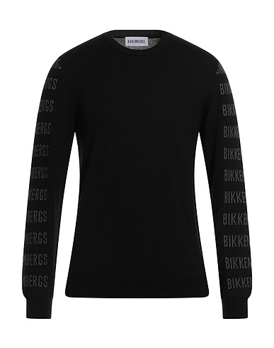 BIKKEMBERGS Pullover Nero 50% Acrilico, 50% Lana