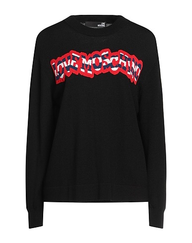 LOVE MOSCHINO Jumper Black 50% Acrylic, 50% Wool