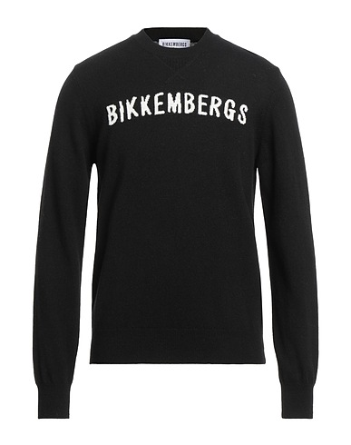 BIKKEMBERGS Jumper Black 80% Wool, 20% Polyamide