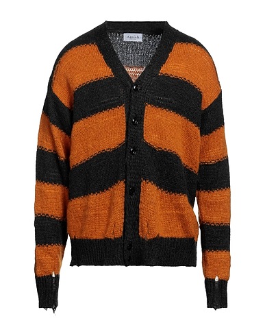AMISH SUPPLIES Cardigan Mustard 47% Acrylic, 27% Mohair wool, 26% Polyamide