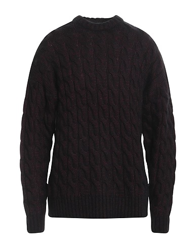 AMISH Sweater Plum 60% Polyester, 28% Alpaca wool, 12% Wool