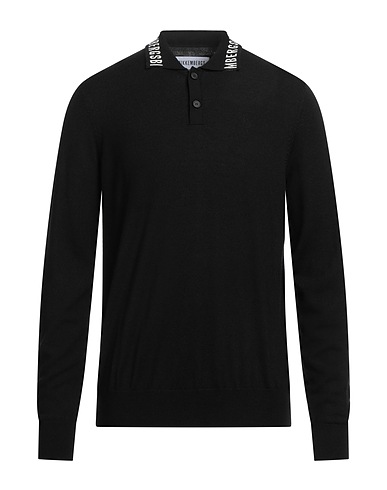 BIKKEMBERGS Pullover Schwarz 50% Acryl, 50% Wolle