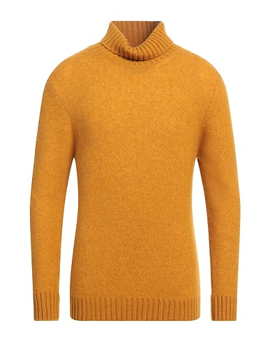 PIACENZA CASHMERE 1733 Cashmere jumper Mustard 71% Cashmere, 19% Silk, 10% Polyamide