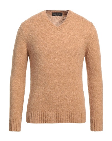 FABRIZIO DEL CARLO Pullover Cammello 35% Lana Merino, 18% Lana di cammello, 16% Poliammide, 16% Altre Fibre, 15% Lana di baby alpaca
