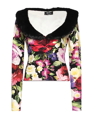 BLUMARINE Cardigan Black 95% Viscose, 5% Elastane, Polyester