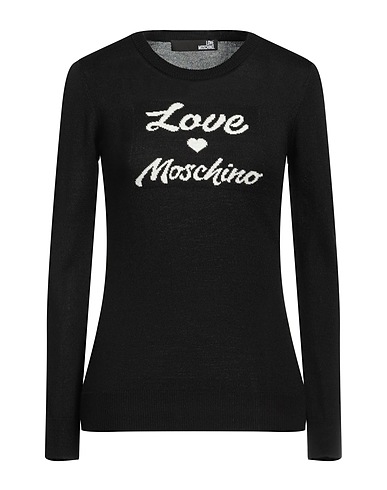 LOVE MOSCHINO Sweater Black 50% Acrylic, 50% Wool