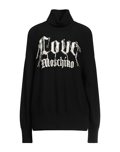 LOVE MOSCHINO Dolcevita Nero 50% Acrilico, 50% Lana