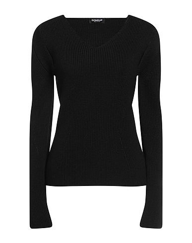DONDUP Pullover Nero 100% Lana