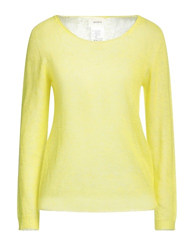 VICOLO Pullover Limettengrün 50% Mohairwolle, 36% Polyamid, 14% Wolle