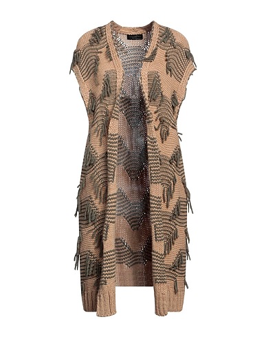 ANGELA MELE MILANO Cardigan Cammello 75% Acrilico, 10% Viscosa, 10% Lana, 5% Lana di alpaca