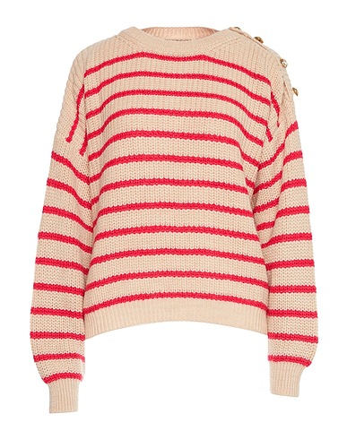 ANGELA MELE MILANO Pullover Beige 75% Acrilico, 10% Viscosa, 10% Lana, 5% Lana di alpaca