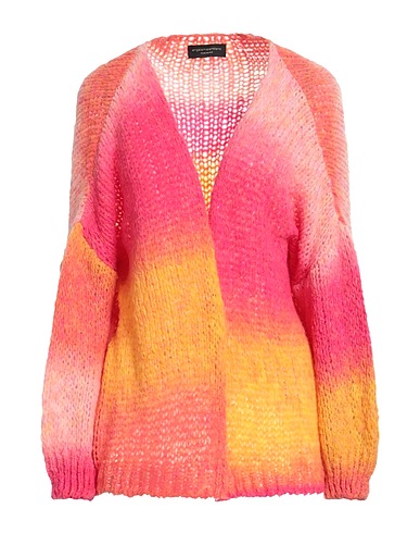 ANGELA MELE MILANO Cardigan Rosa 58% Acrilico, 25% Lana, 17% Poliammide