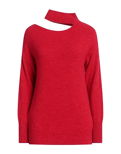 ANGELA MELE MILANO Turtleneck Red 47% Polyamide, 40% Acrylic, 10% Wool, 3% Elastane