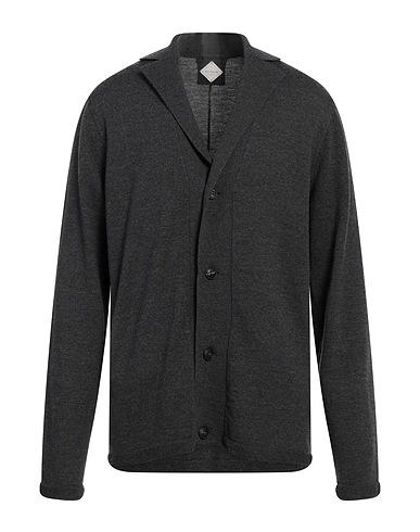 PAL ZILERI Cardigan Charcoal 100% Virgin Wool