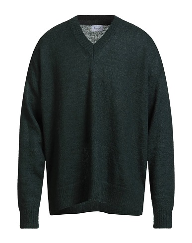 AMISH SUPPLIES Sweater Dark green 47% Acrylic, 27% Mohair wool, 26% Polyamide
