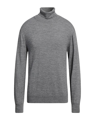 OFFICINA 36 Polo neck Grey 50% Merino Wool, 50% Acrylic