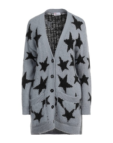 REDValentino Cardigan Grey 43% Acrylic, 24% Polyamide, 24% Mohair wool, 9% Polyester