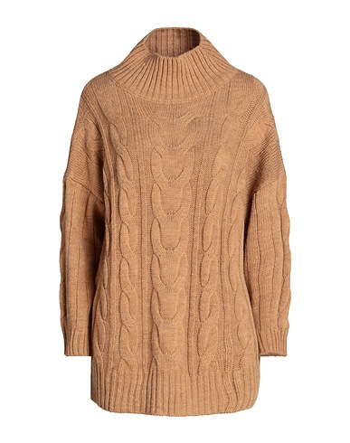 ANGELA MELE MILANO Turtleneck Camel 75% Acrylic, 10% Viscose, 10% Wool, 5% Alpaca wool