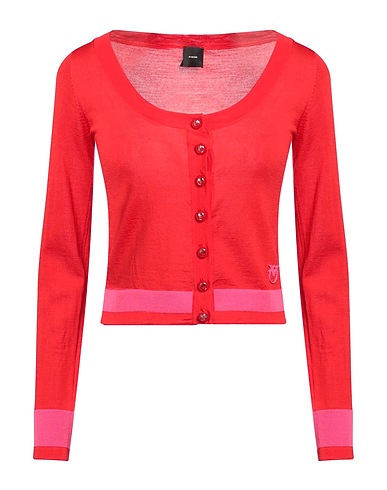 PINKO Cardigan Rosso 100% Lana