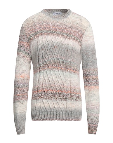 UNGARO Jumper Light grey 74% Acrylic, 26% Wool