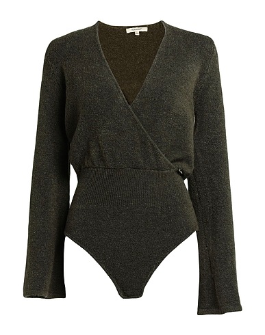 KORALLINE TOPS & TEES Military green 72% Polyester, 22% Acrylic, 6% Wool