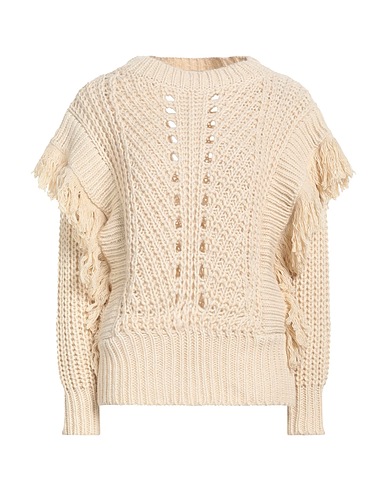 GAëLLE Paris Sweater Cream 75% Acrylic, 10% Viscose, 10% Wool, 5% Alpaca wool