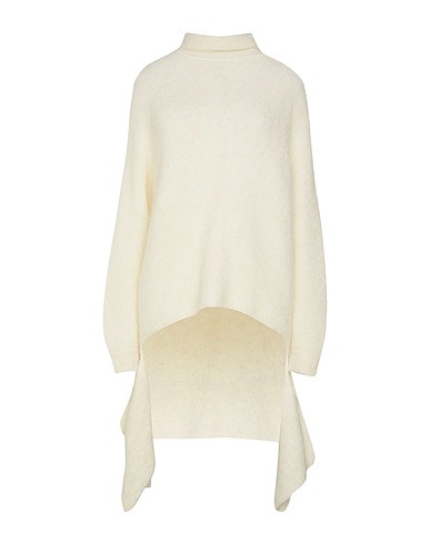 SSHEENA Polo neck Cream 55% Mohair wool, 35% Polyamide, 10% Wool
